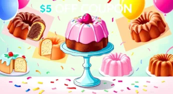 Score a Nothing Bundt Cakes Coupon for $5 Off and Enjoy Delicious Savings
