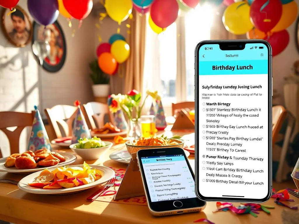 Birthday Lunch Deals Strategies