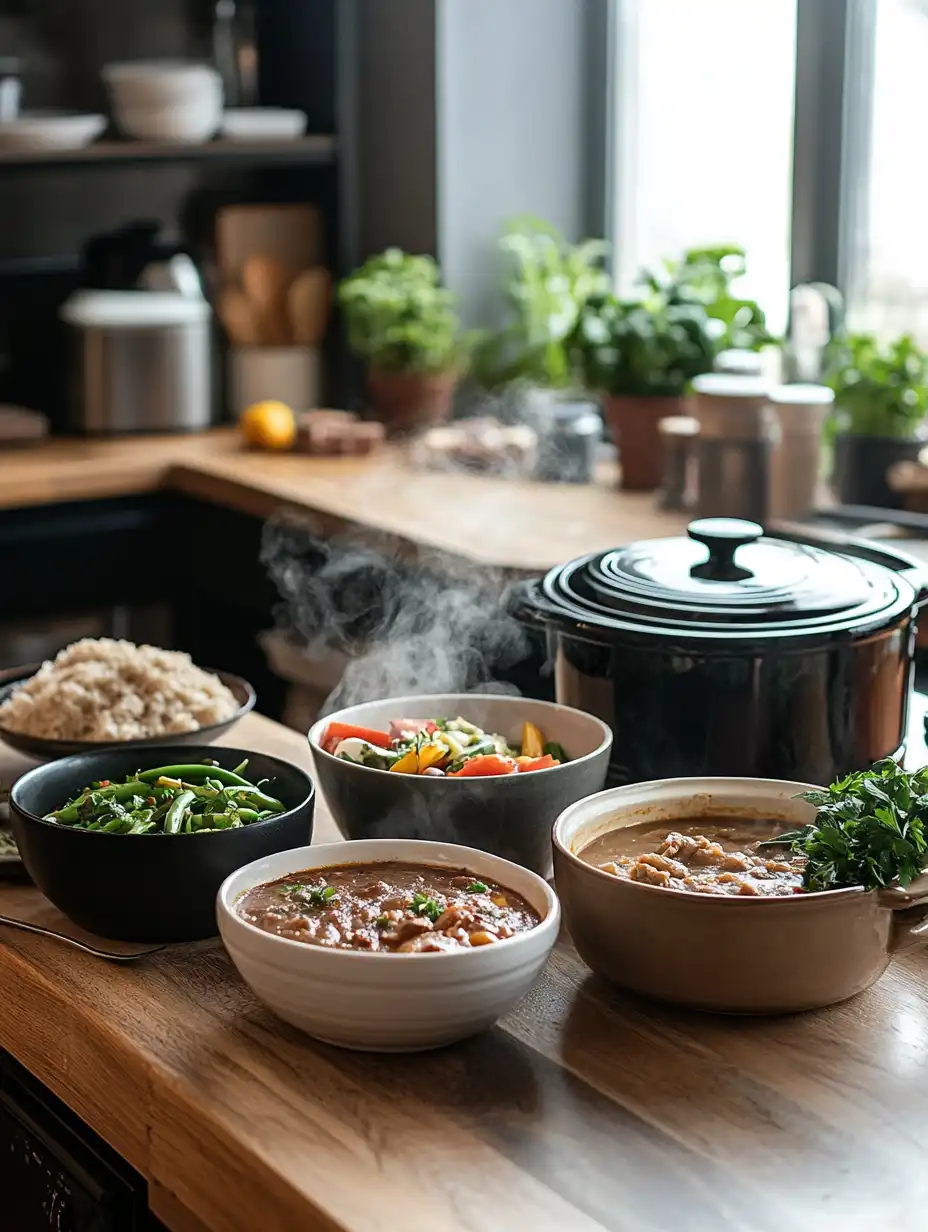 protein crock meals